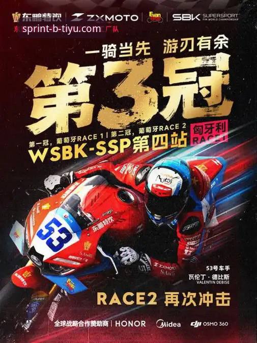 世界超级摩托车锦标赛匈牙利站惊险夺冠，如何通过B体育官方正版入口感受赛场激情？